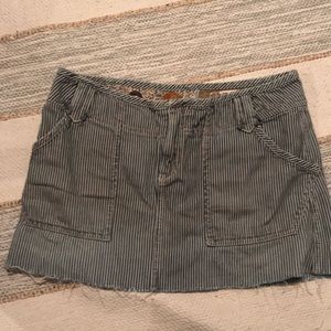 Free people vintage jean skirt